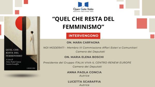 “Quel che resta del femminismo”: a Palazzo Grazioli il dibattito sul pensiero femminista oggi