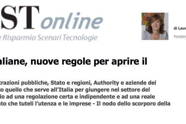 First Online – Ferrovie italiane, nuove regole per aprire il mercato