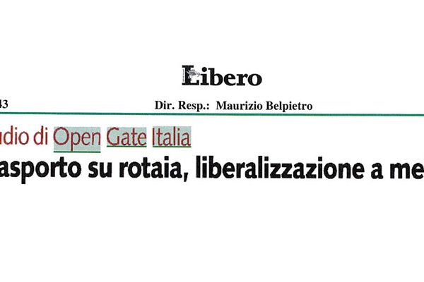 Libero: Trasporto su rotaia, liberalizzazione a metà
