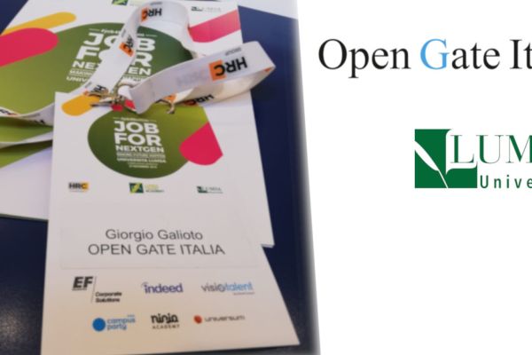 Open Gate Italia al Job for NextGen della Lumsa