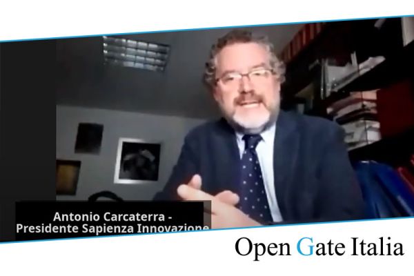 Antonio Carcaterra, Presidente Sapienza Innovazione interviene ad Open Innovation