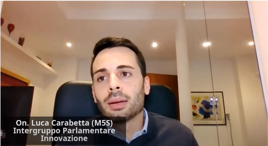 Luca Caraba On. Luca Carabetta, intergruppo Innovazione ad Open Innovation